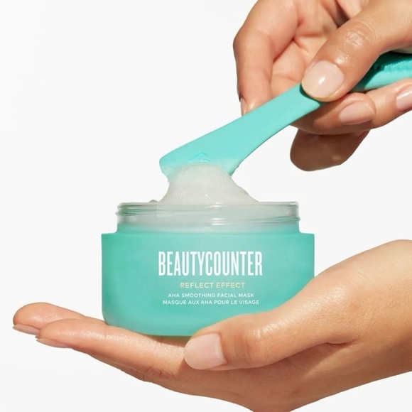 Beauty Counter Reflect Effect AHA Smoothing Facial Mask .5oz - Picture 3 of 4